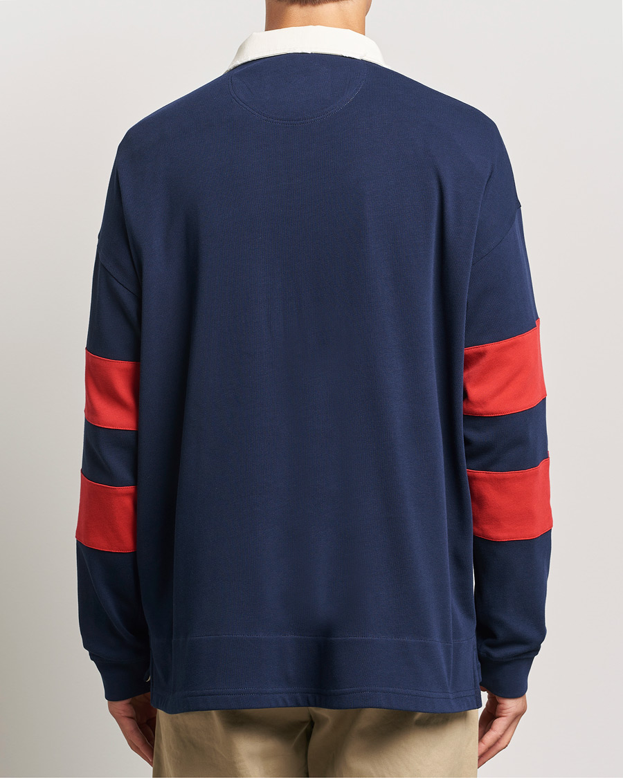 Herre | Gensere | GANT 240 Mulberry Street | Vintage Washed Heavy Rugger Classic Blue