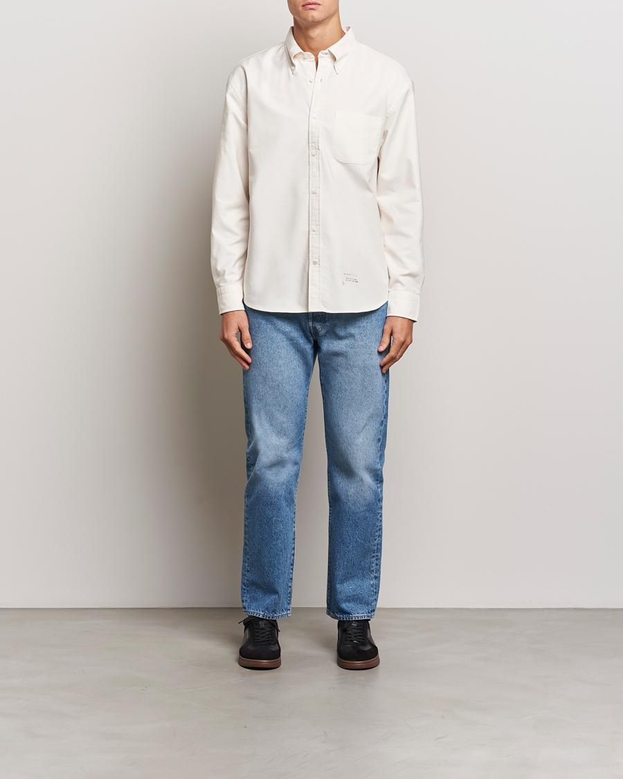 Herre | Skjorter | GANT 240 Mulberry Street | Regular Fit US Oxford Shirt Cream