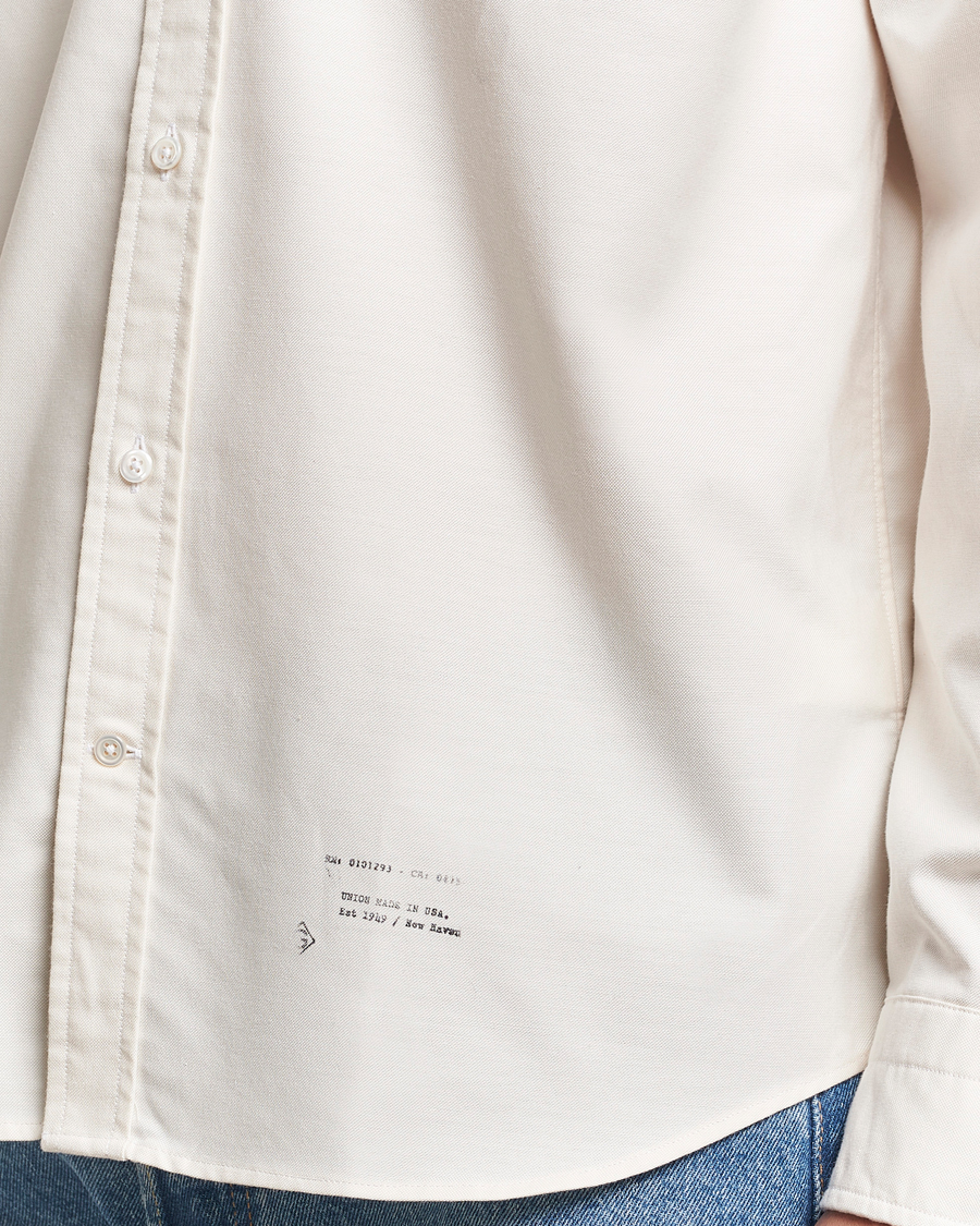 Herre | Skjorter | GANT 240 Mulberry Street | Regular Fit US Oxford Shirt Cream
