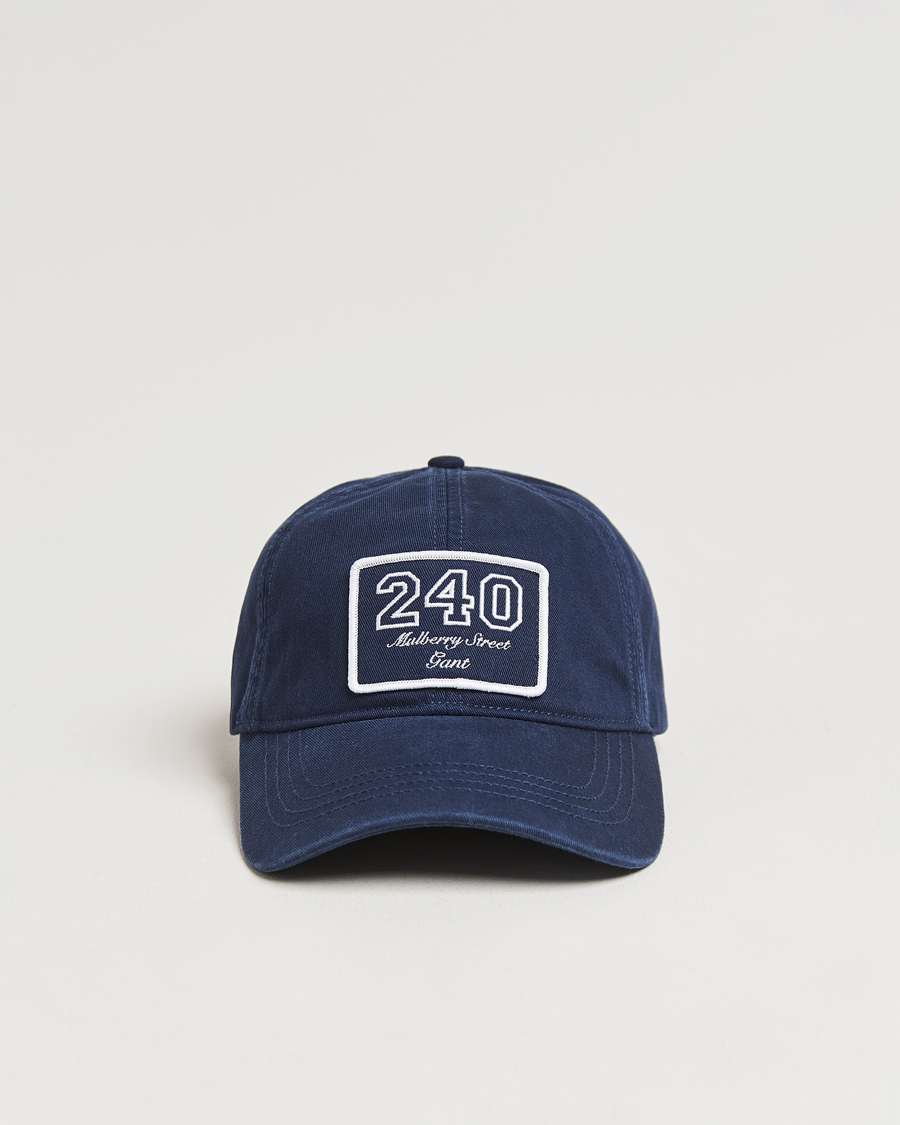 Herre | GANT 240 Mulberry Street Shirtmaker Cap Marine | GANT 240 Mulberry Street | Shirtmaker Cap Marine