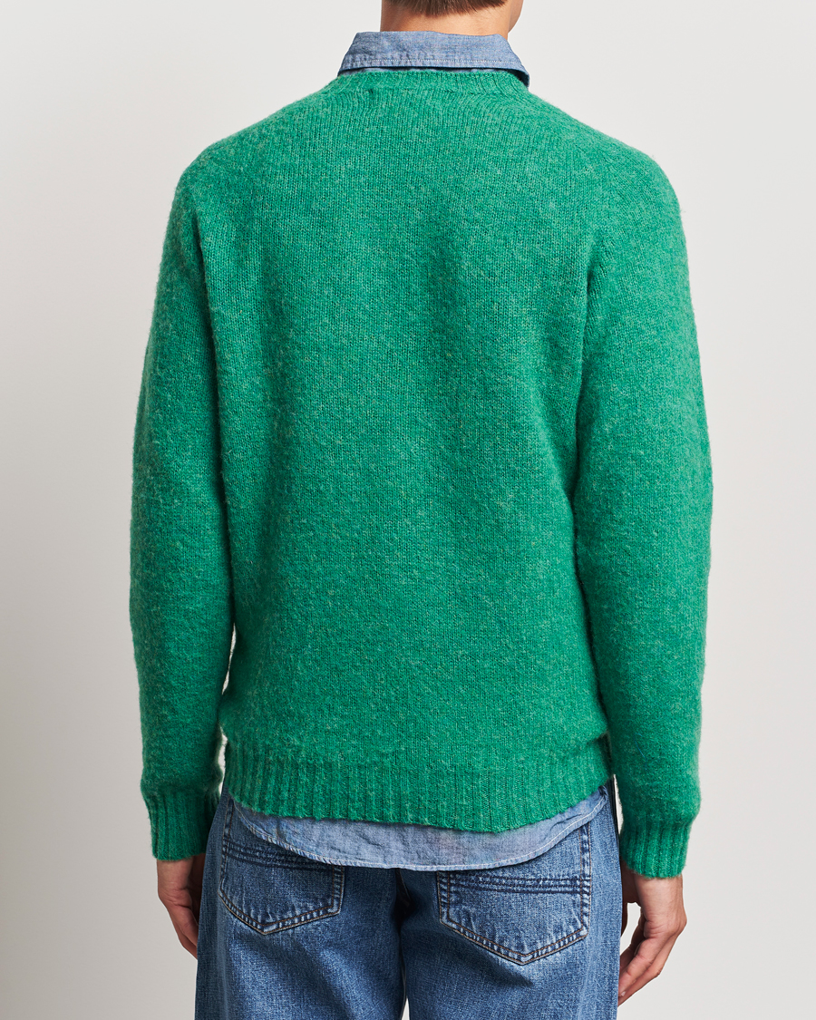 Herre | Gensere | Harley Of Scotland | Brushed Supersoft Lambswool Crewneck Pixie