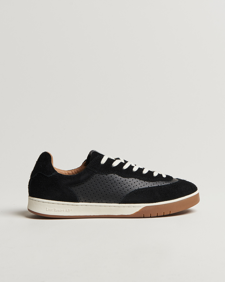 Herre | Last Resort CM001 Perf Leather/Suede Sneaker Black | Last Resort | CM001 Perf Leather/Suede Sneaker Black