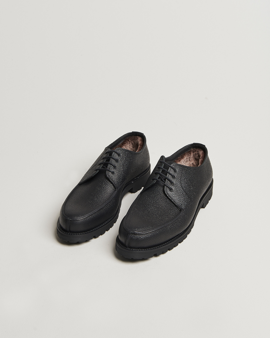 Herre | Derbys | Ludwig Reiter | Norweger Derby Black Grained Calf