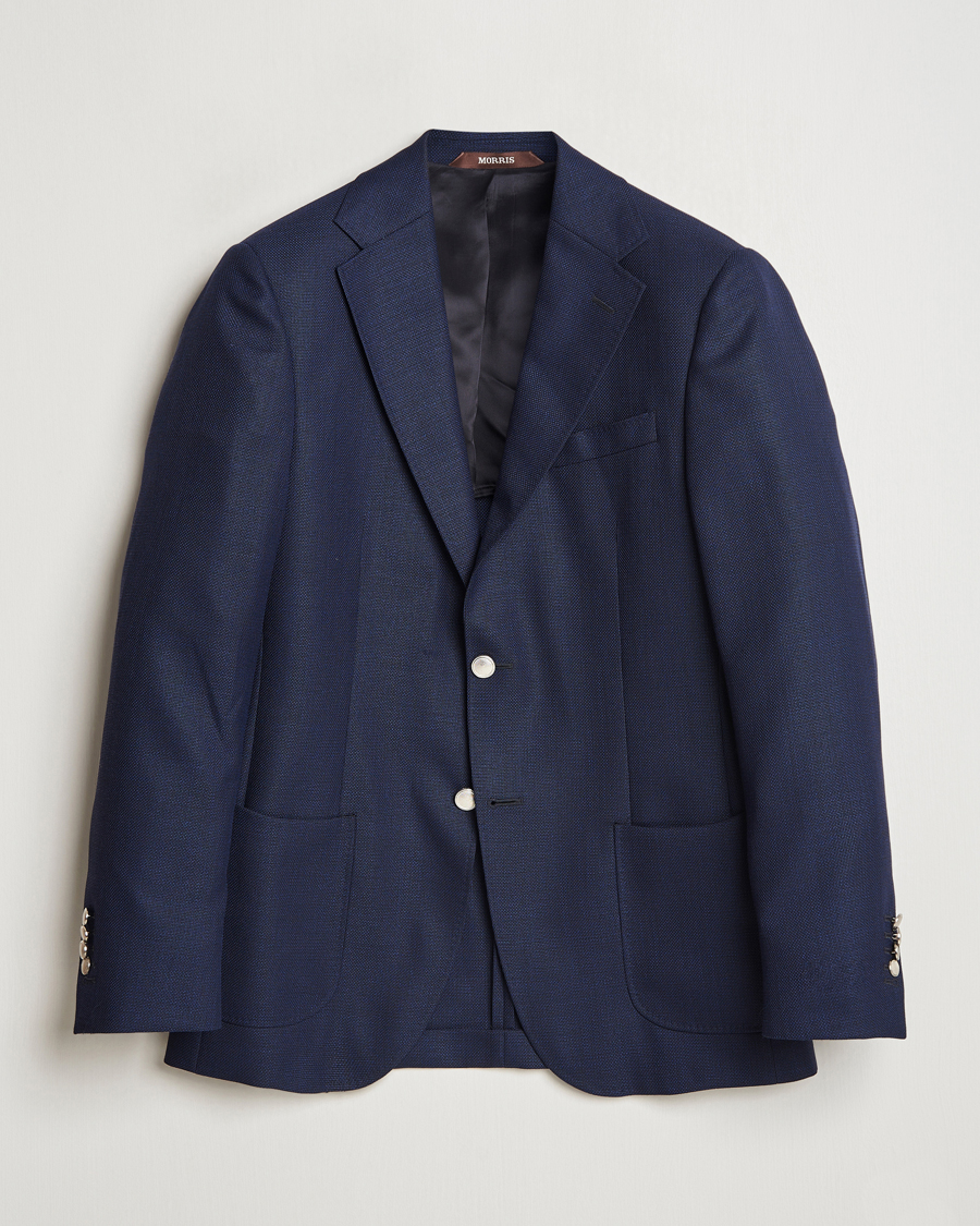 Herre | Dressjakker | Morris Heritage | Wool Hopsack Club Blazer Navy