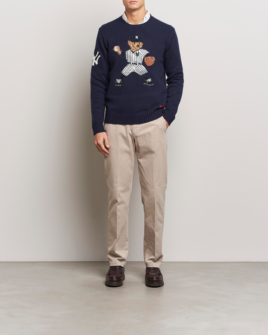 Herre | Gensere | Polo Ralph Lauren | MLB Sweater Bear Navy Combo