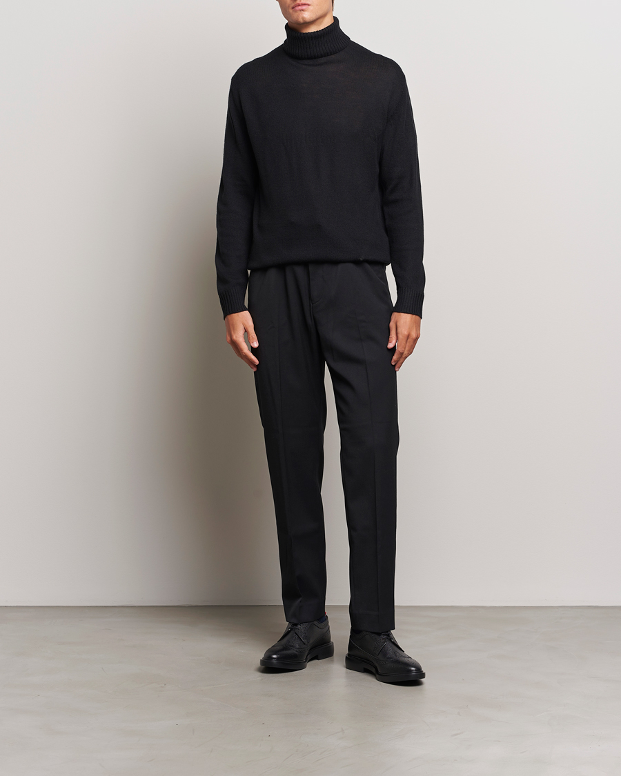 Herre | Gensere | Jil Sander | Virgil Wool Roll Neck Sweater Black