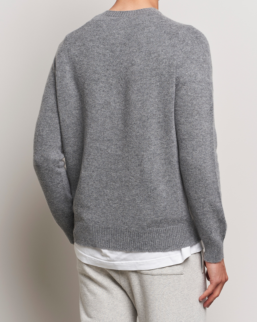 Herre | Gensere | Jil Sander | Cashmere/Merino Round Neck Sweater Grey Melange