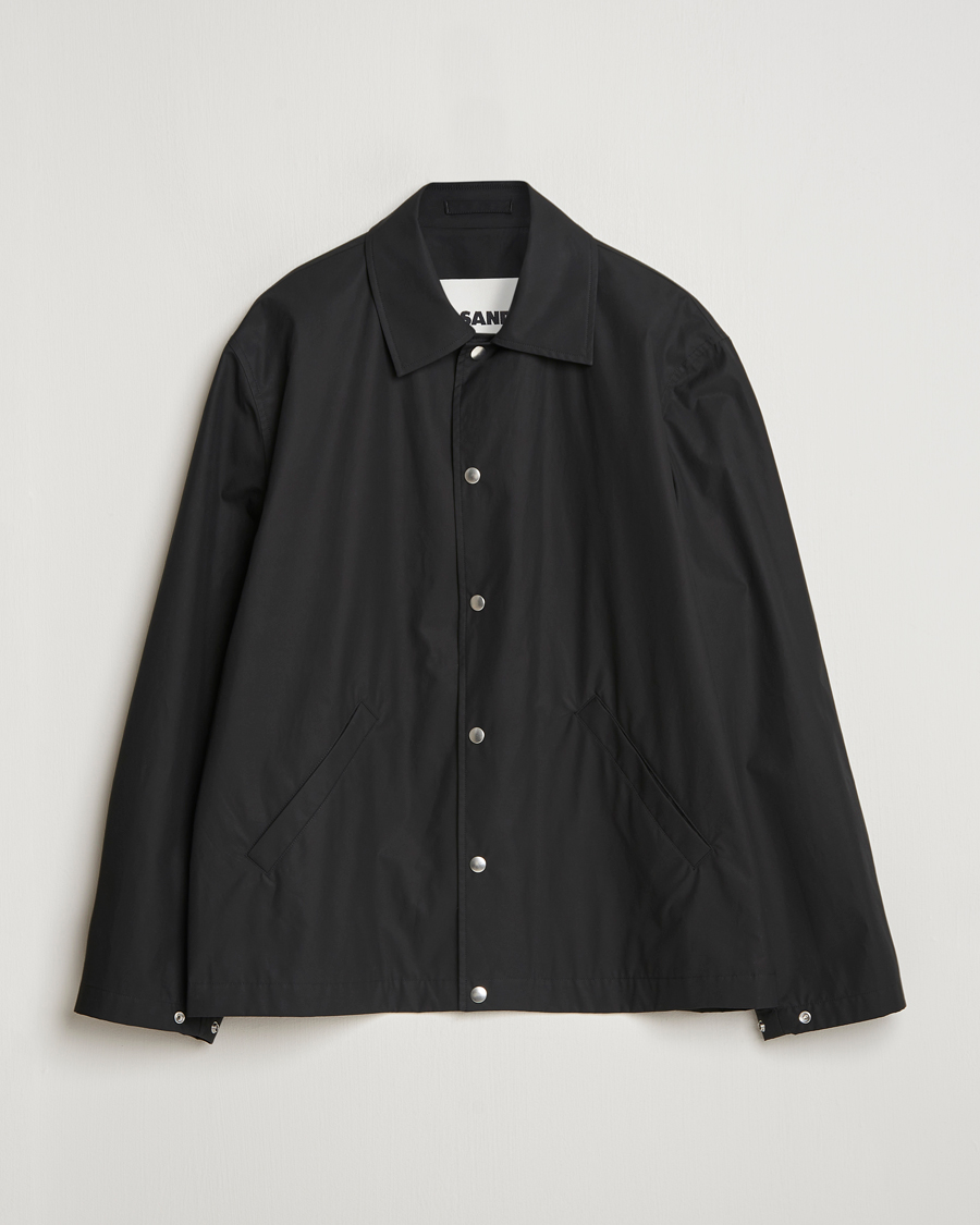 Herre | Jakker | Jil Sander | Back Printed Coach Jacket Black
