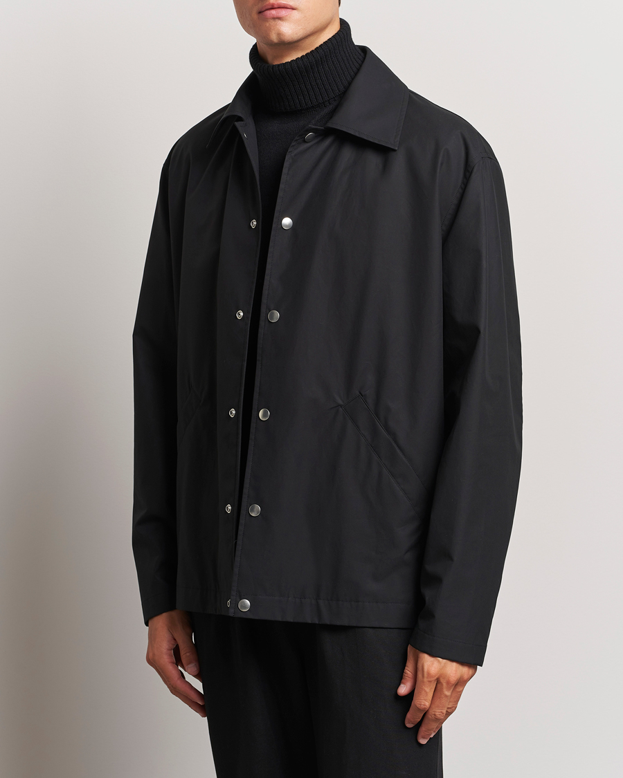 Herre | Jakker | Jil Sander | Back Printed Coach Jacket Black