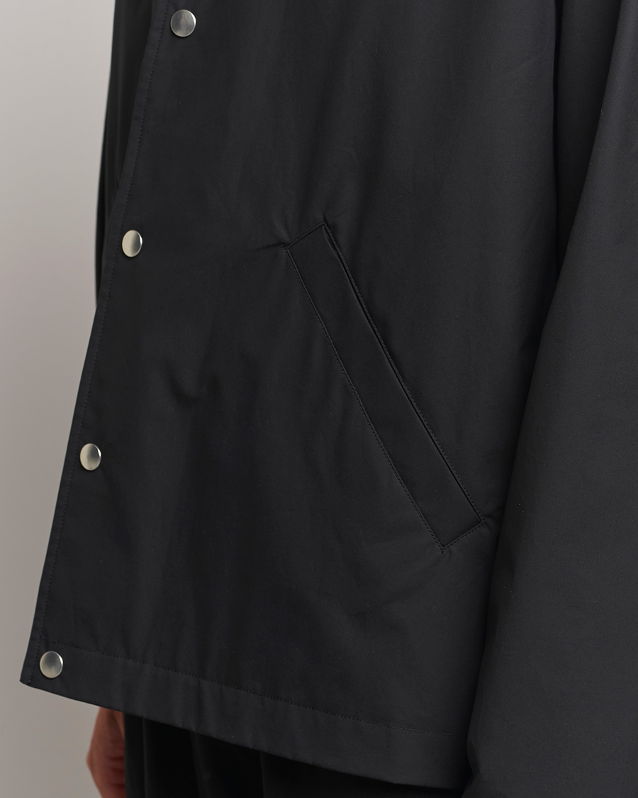 Herre | Jakker | Jil Sander | Back Printed Coach Jacket Black