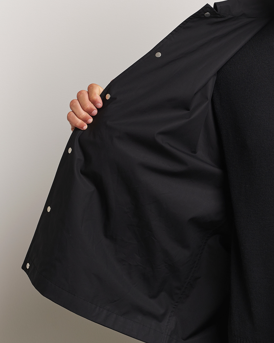 Herre | Jakker | Jil Sander | Back Printed Coach Jacket Black