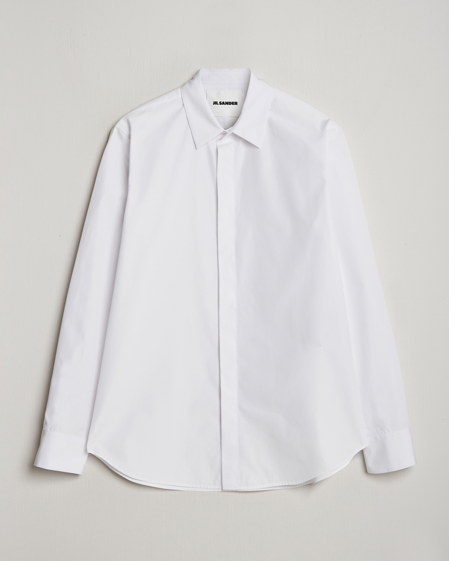 Herre | Skjorter | Jil Sander | Regular Fit Poplin Shirt White