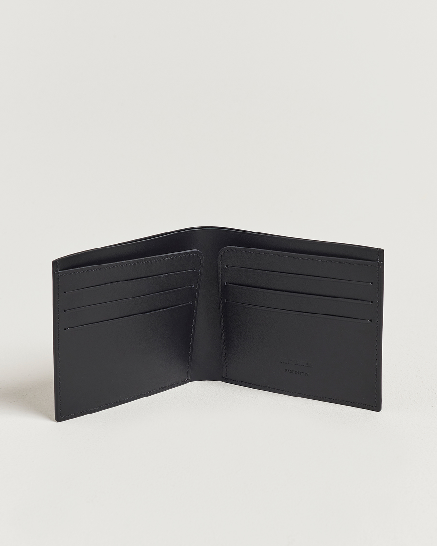 Men | Luxury Brands | Jil Sander | Soft Calf Leather Wallet Black