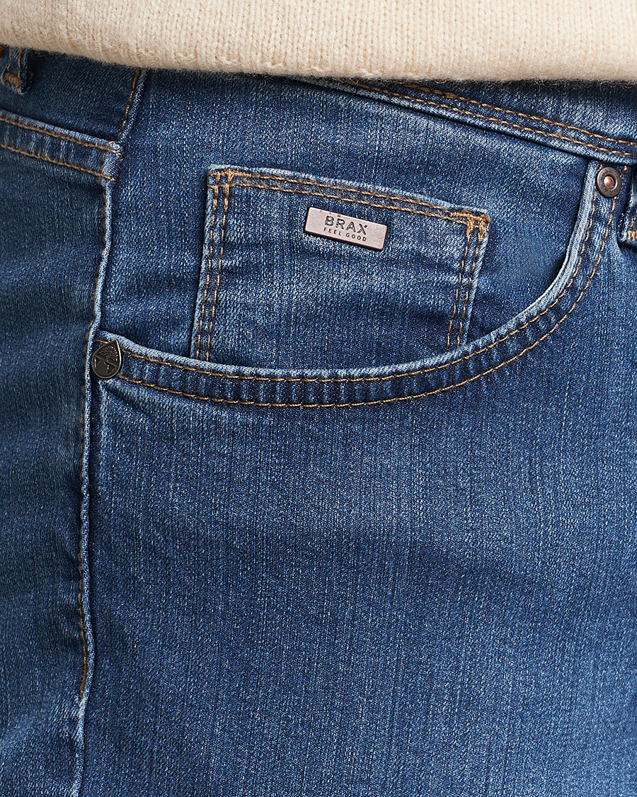 Herre | Bukser | Brax | Cadiz Premium Flex Denim Blue Used