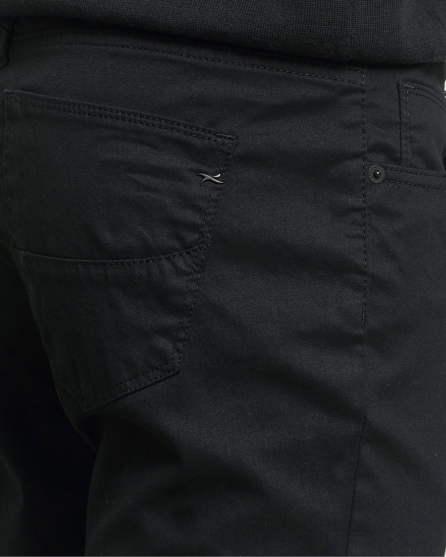 Herre | Bukser | Brax | Cadiz Cotton Satin 5-Pocket Pants Perma Black