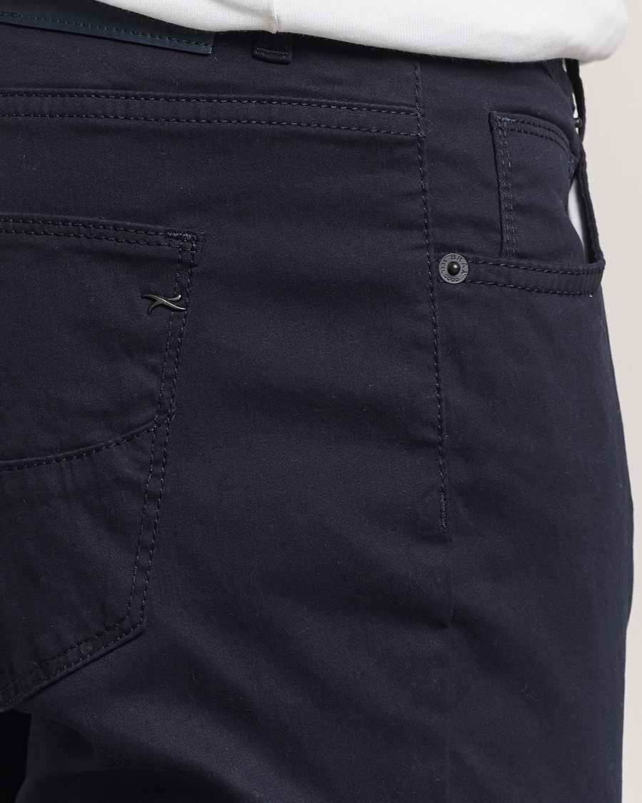 Herre | Bukser | Brax | Cadiz Cotton Satin 5-Pocket Pants Perma Blue
