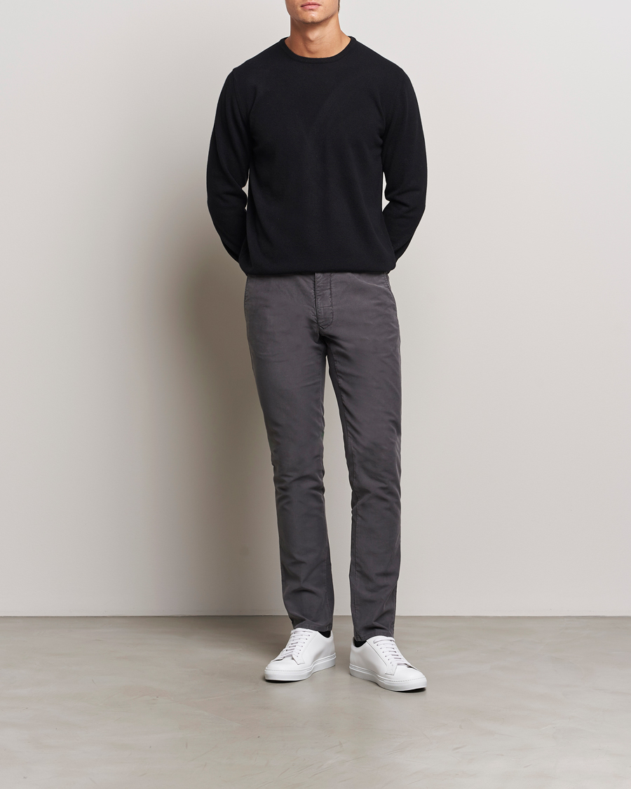 Herre | Gensere | Morgano | Wool/Cashmere Crewneck Black