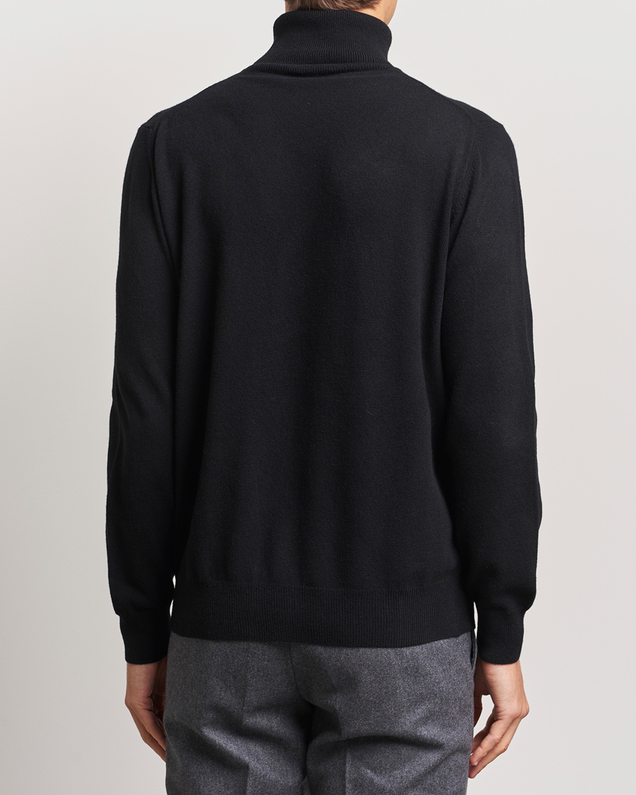 Herre | Gensere | Morgano | Wool/Cashmere Rollneck Black