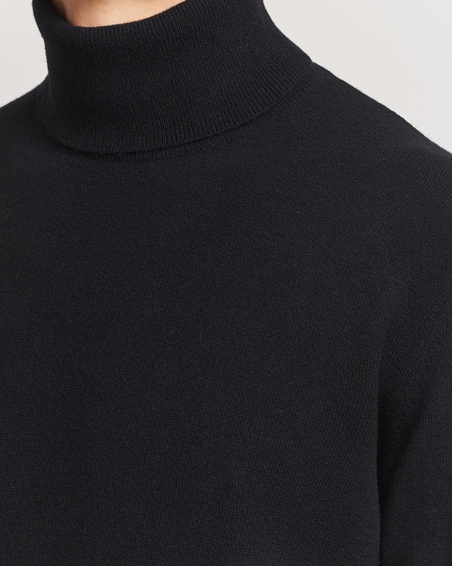 Herre | Gensere | Morgano | Wool/Cashmere Rollneck Black