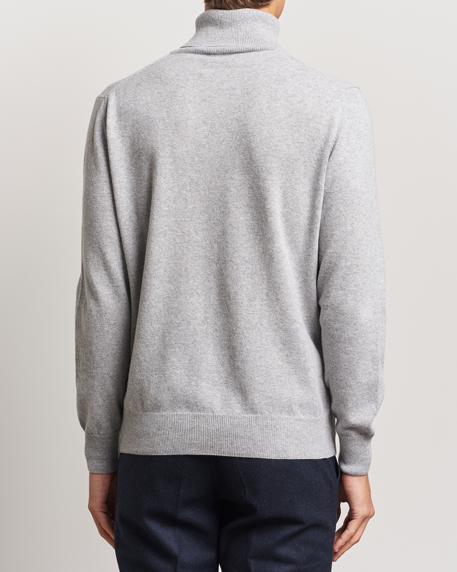 Herre | Gensere | Morgano | Wool/Cashmere Rollneck Mid Grey
