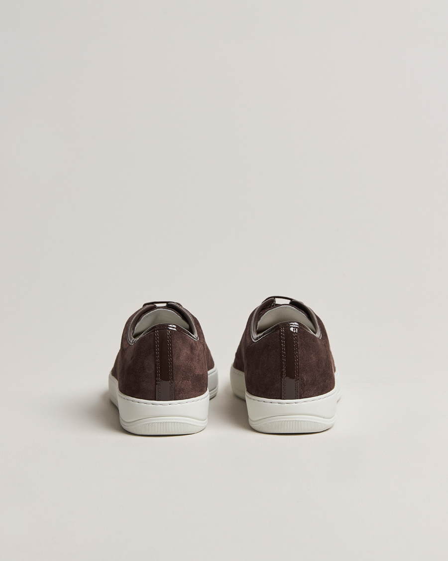 Herre | Sneakers | Lanvin | Patent Cap Toe Sneaker Dark Brown