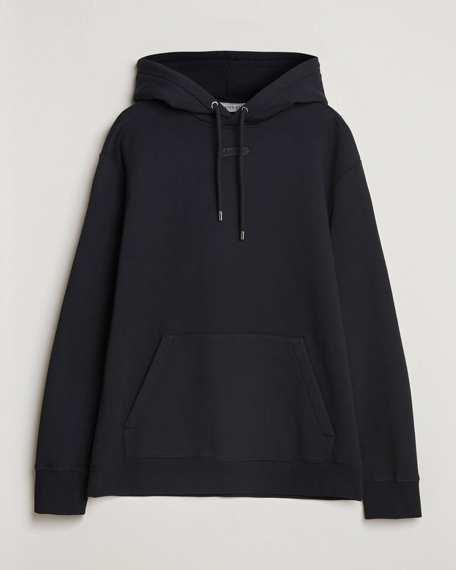 Herre | Gensere | Lanvin | Patch Logo Hoodie Black