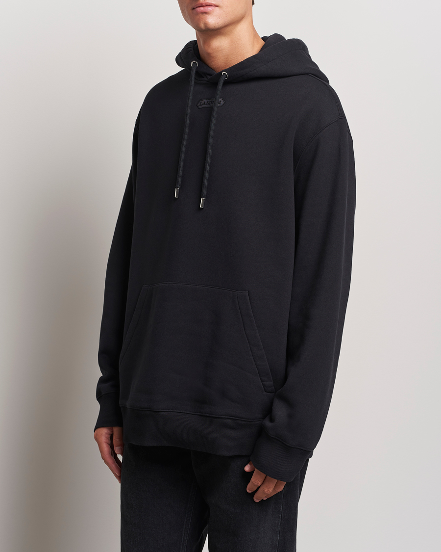 Herre | Gensere | Lanvin | Patch Logo Hoodie Black