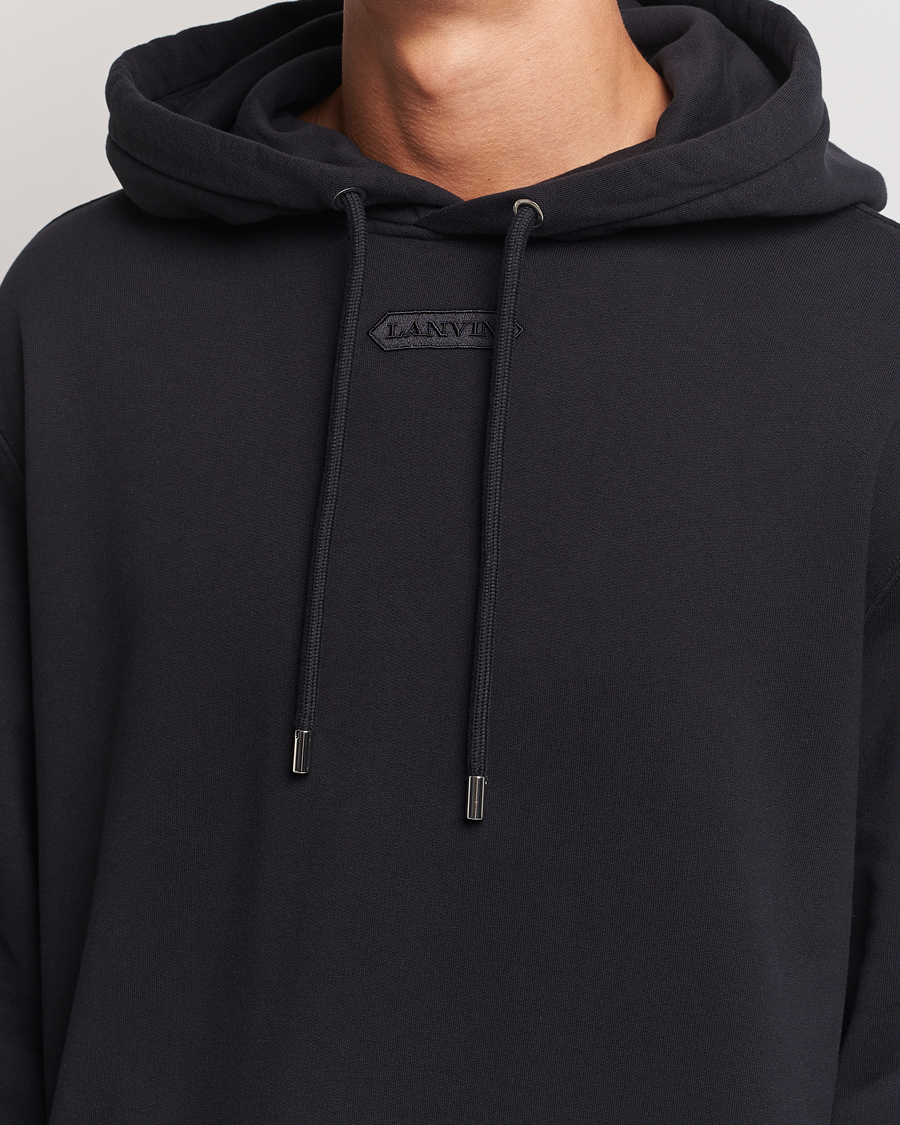 Herre | Gensere | Lanvin | Patch Logo Hoodie Black