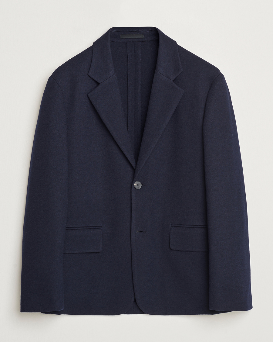 Herre | Dressjakker | Lanvin | Unconstructed Wool Blazer Navy