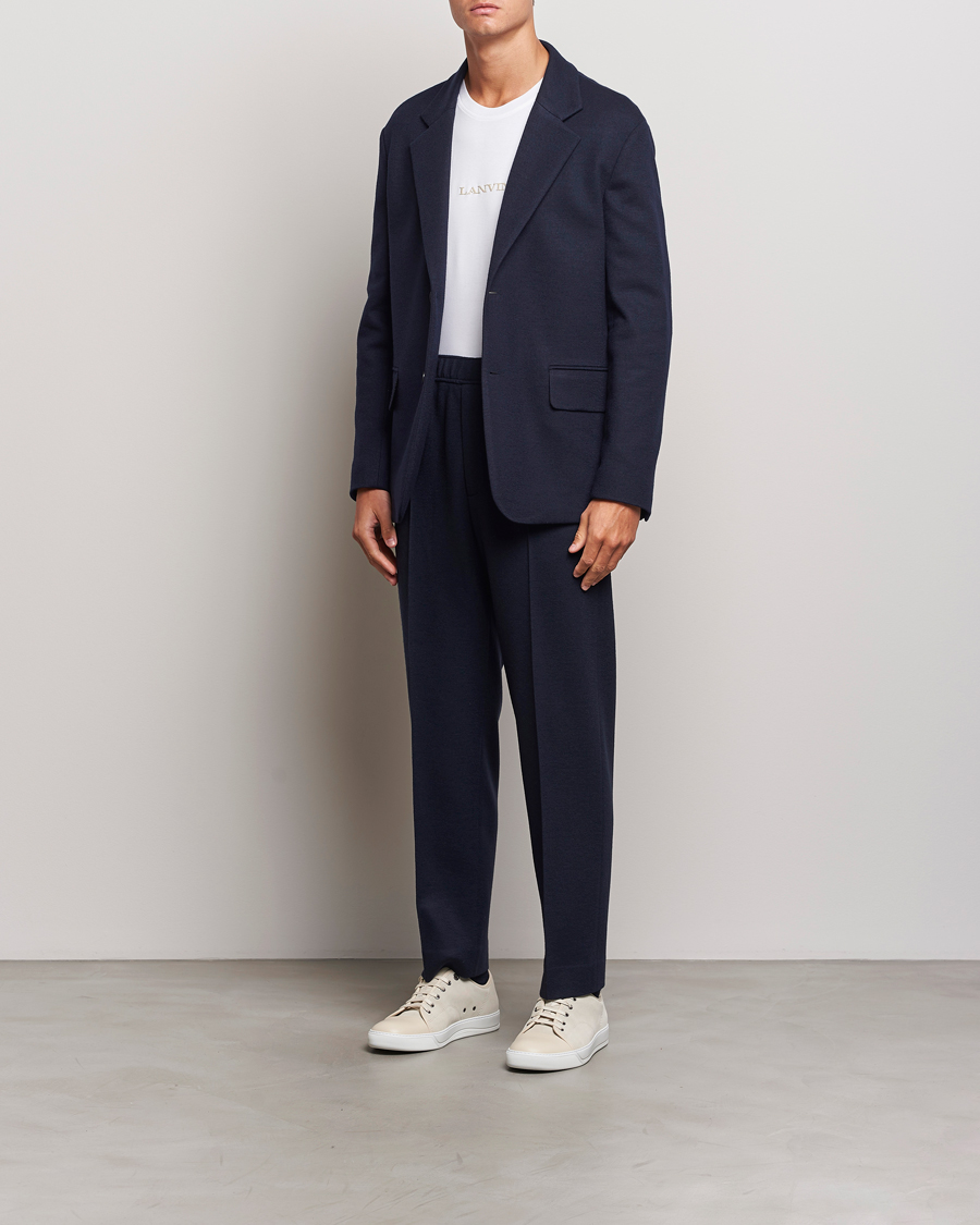Herre | Dressjakker | Lanvin | Unconstructed Wool Blazer Navy