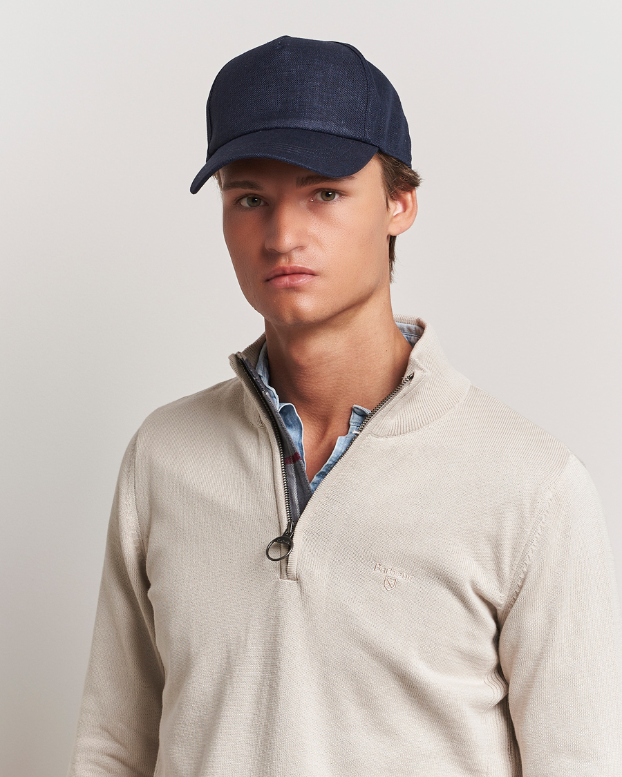 Herre | Assesoarer | Wigéns | Baseball Linen Cap Navy