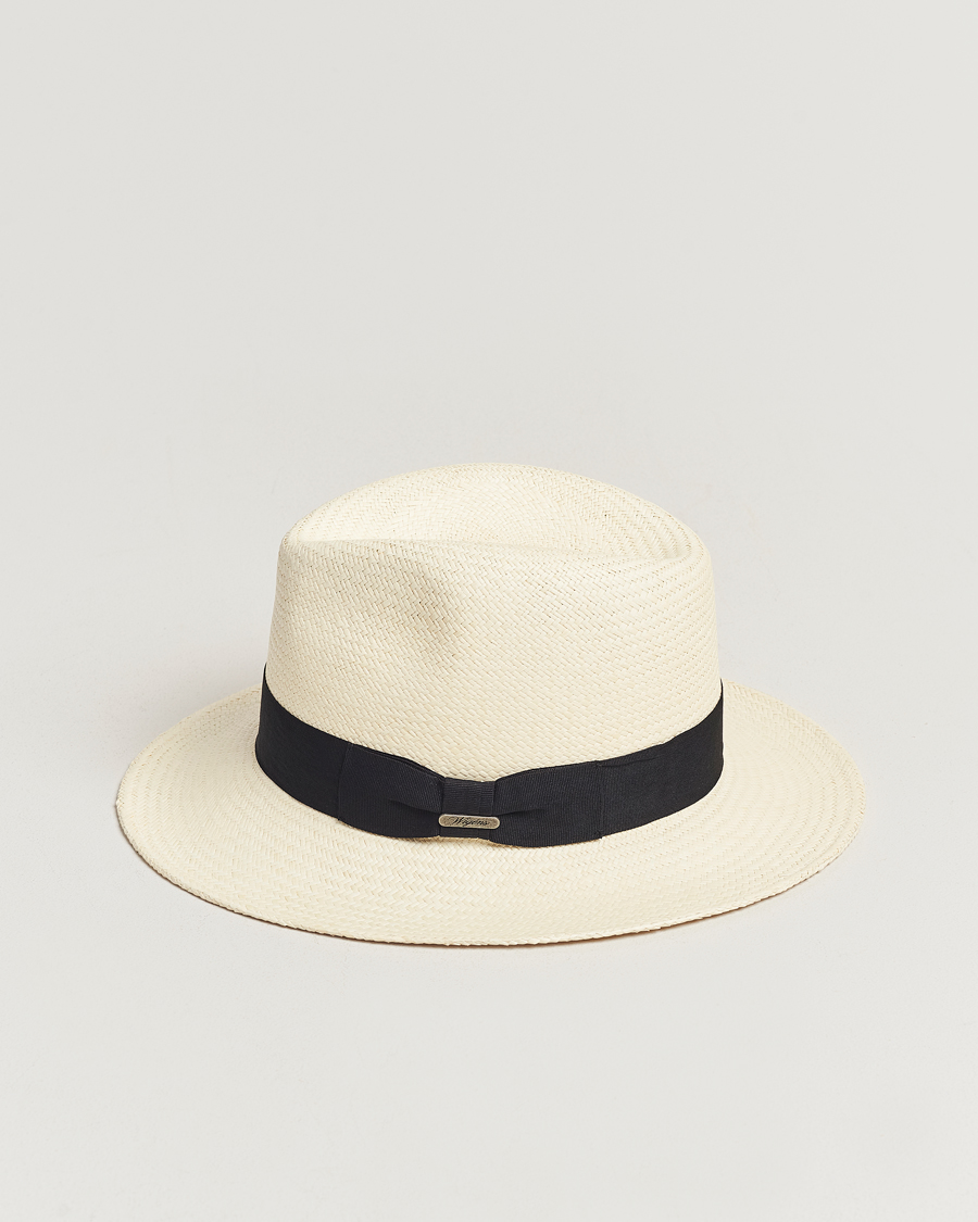 Herre | Wigéns Panama Hat White/Black | Wigéns | Panama Hat White/Black