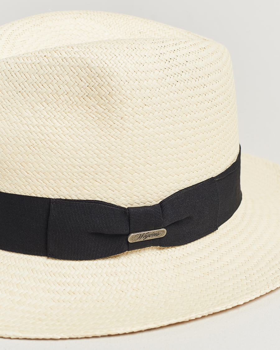 Herre | Wigéns Panama Hat White/Black | Wigéns | Panama Hat White/Black