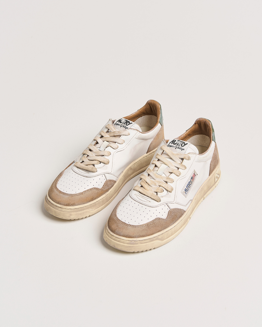 Herre | Autry Super Vintage Low Leather/Suede Sneaker Cyprs/Cognac | Autry | Super Vintage Low Leather/Suede Sneaker Cyprs/Cognac