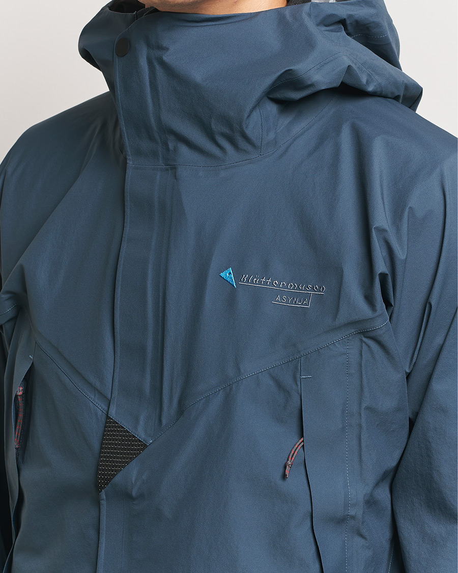 Herre | Jakker | Klättermusen | Asynja Lightweight Waterproof Jacket Midnight Blue