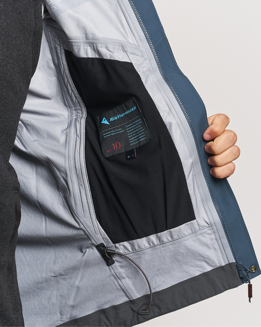 Herre | Jakker | Klättermusen | Asynja Lightweight Waterproof Jacket Midnight Blue