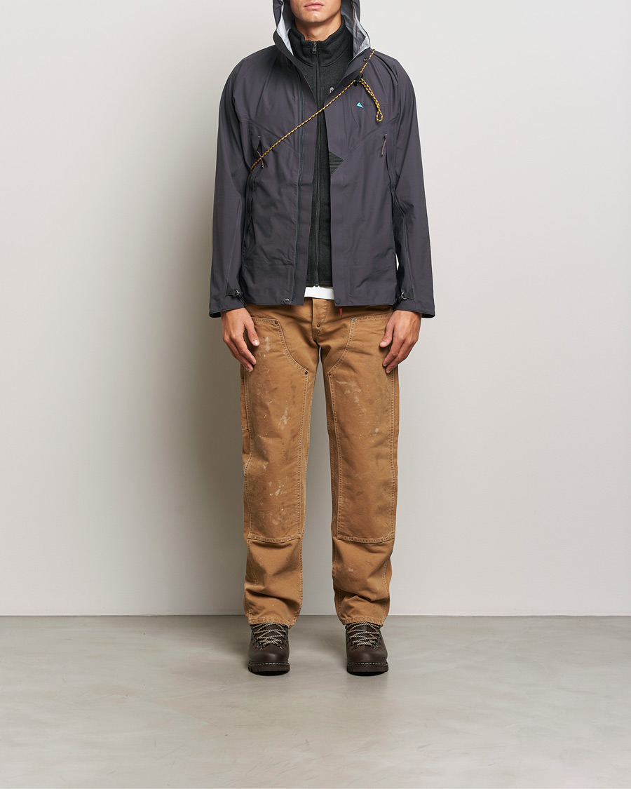 Herre | Jakker | Klättermusen | Asynja Lightweight Waterproof Jacket Raven