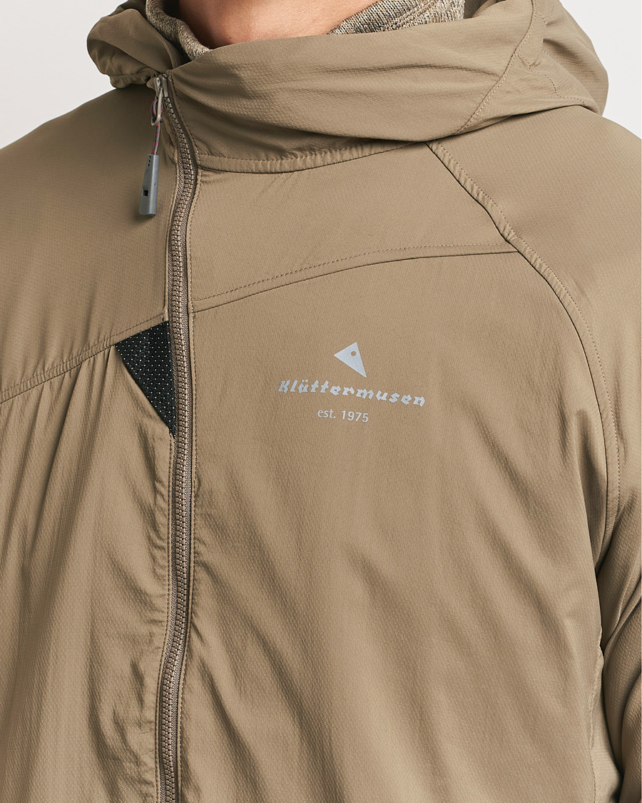 Herre | Jakker | Klättermusen | 74 Levitend Active Hooded Jacket Dark Khaki