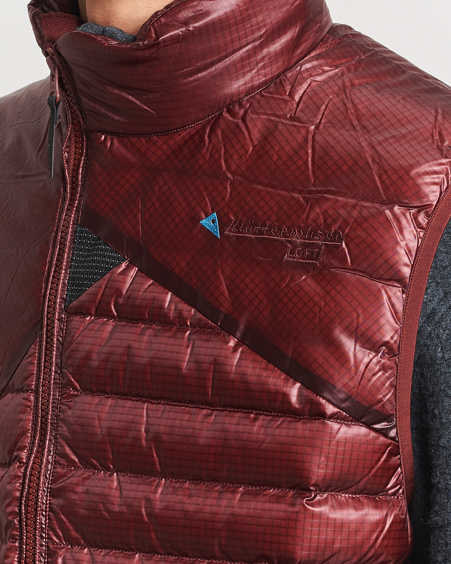 Herre | Jakker | Klättermusen | Lopt Lightweight Down Vest Madder Red