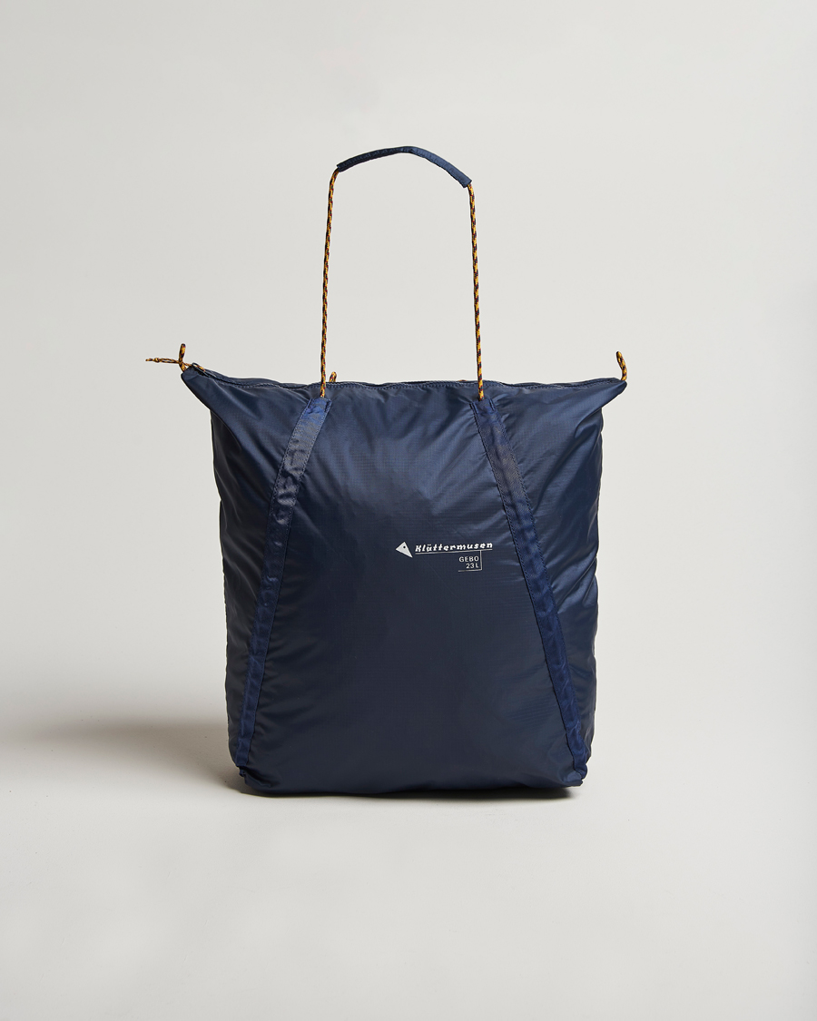 Herre | Klättermusen Gebo 23L Lightweight Totebag Indigo Blue | Klättermusen | Gebo 23L Lightweight Totebag Indigo Blue