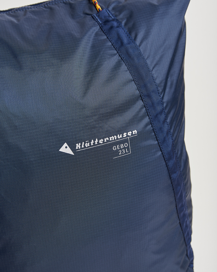 Herre | Klättermusen Gebo 23L Lightweight Totebag Indigo Blue | Klättermusen | Gebo 23L Lightweight Totebag Indigo Blue