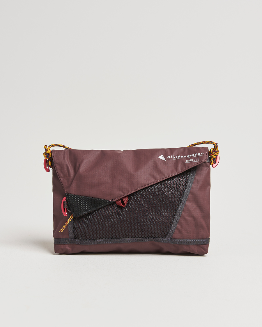 Herre | Klättermusen Hrid 3L Accessory Bag Amaranth Red | Klättermusen | Hrid 3L Accessory Bag Amaranth Red