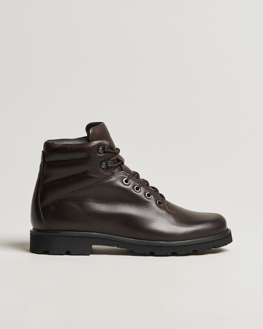 Herre | Støvler | UBR | Black Storm Leather Boot Dark Brown
