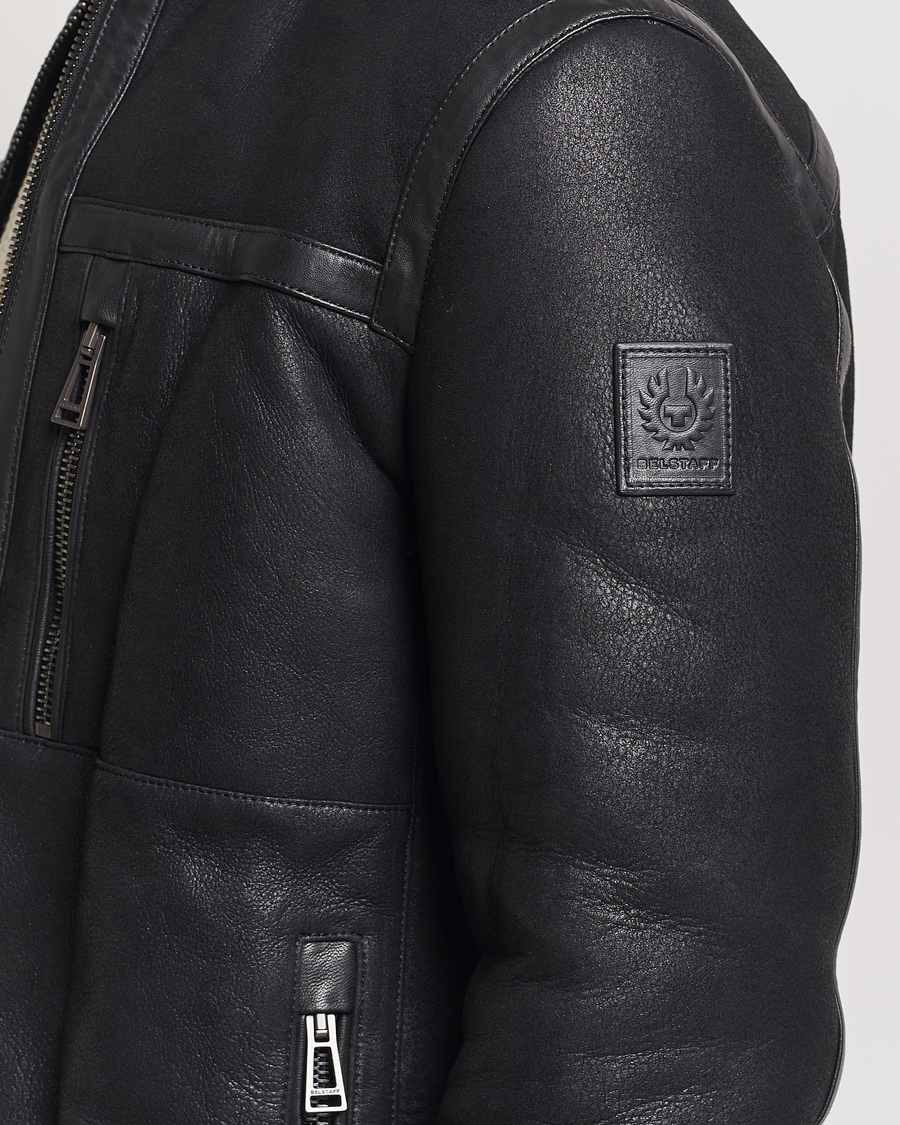 Herre | Jakker | Belstaff | Tundra Sherling Leather Jacket Black