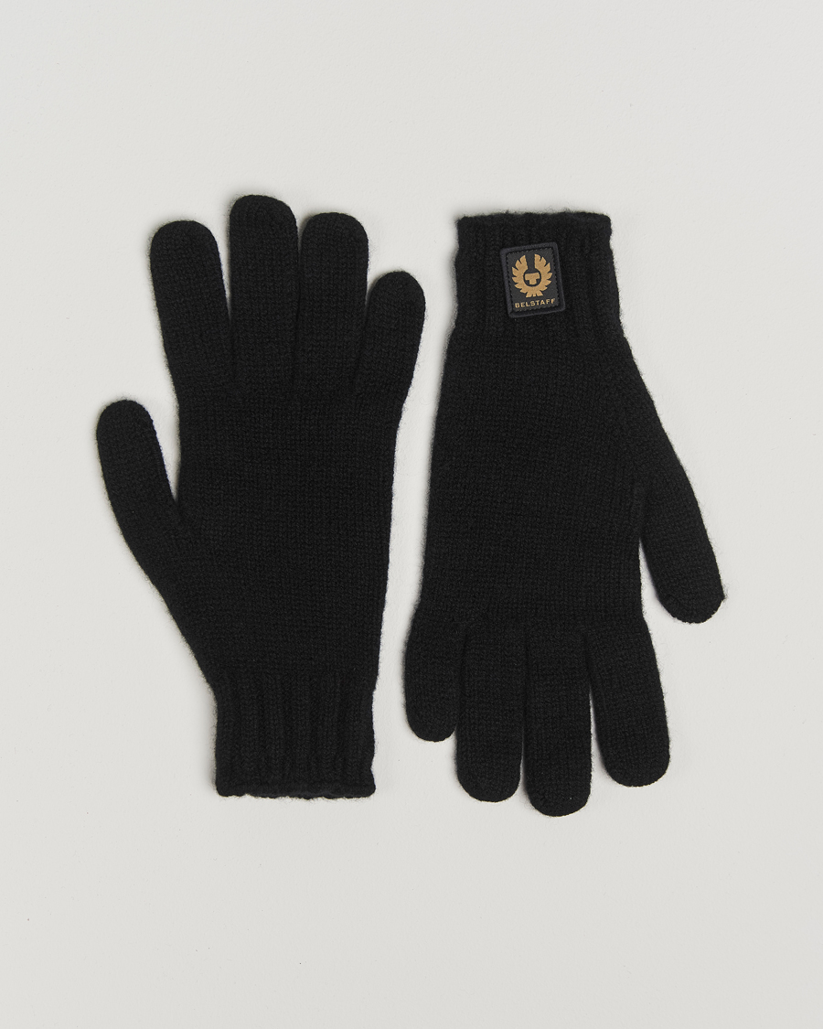 Herre | Belstaff Watch Wool Glove Black | Belstaff | Watch Wool Glove Black