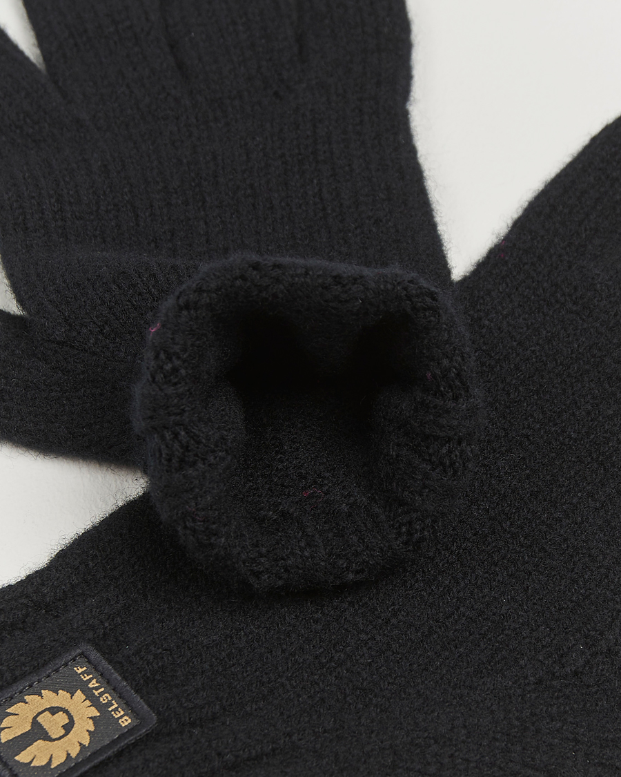 Herre | Belstaff Watch Wool Glove Black | Belstaff | Watch Wool Glove Black