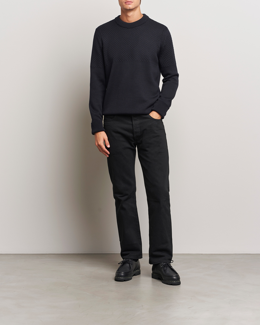 Herre | Gensere | Belstaff | Sternway Knitted Crewneck Dark Ink