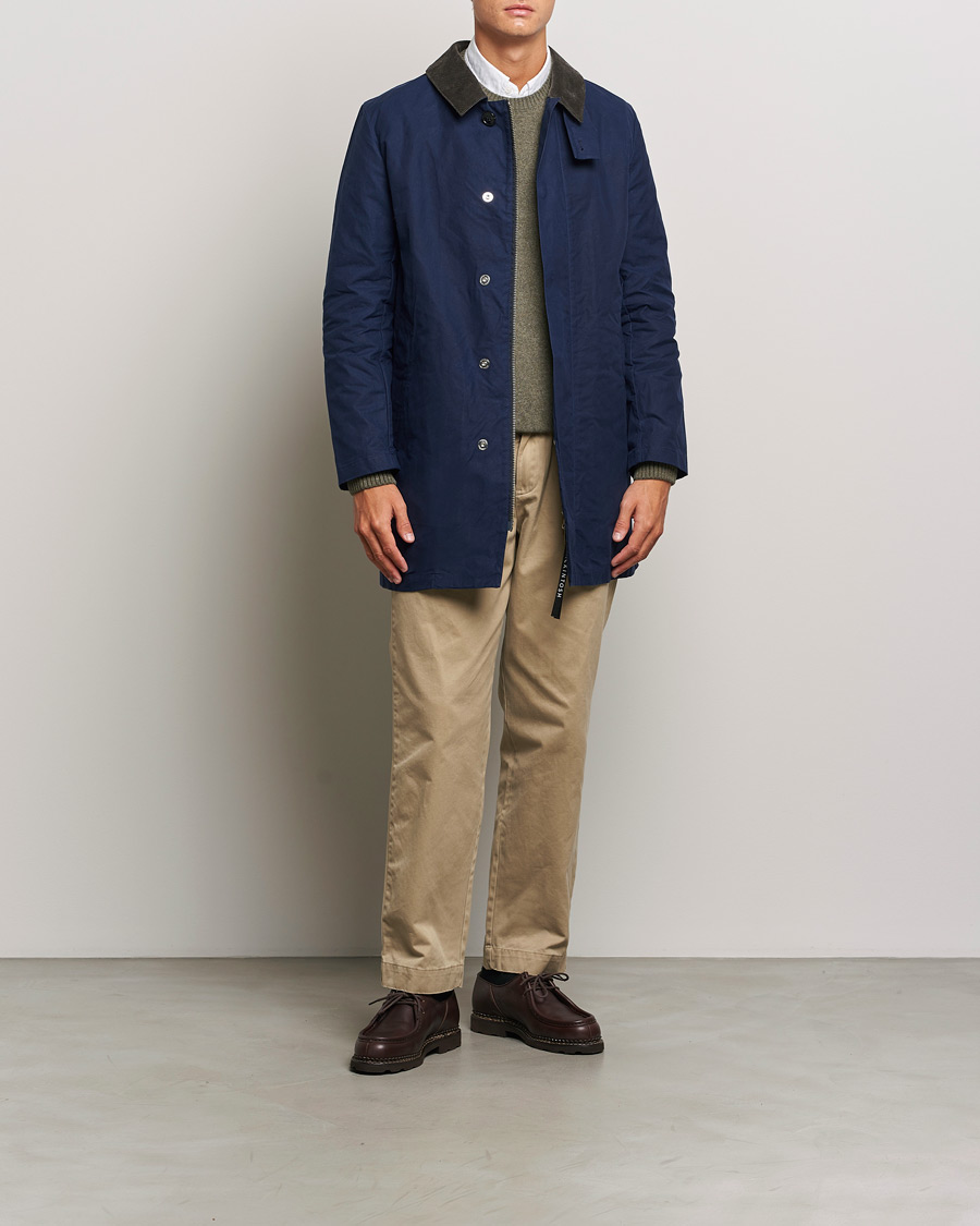 Herre | Jakker | Mackintosh | Norfolk Coat Navy