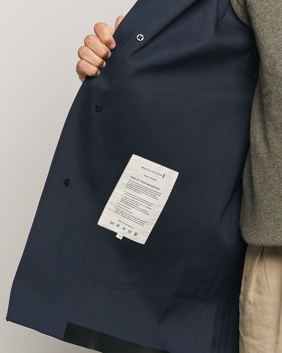Herre | Jakker | Mackintosh | Dunkeld Short Coat Navy