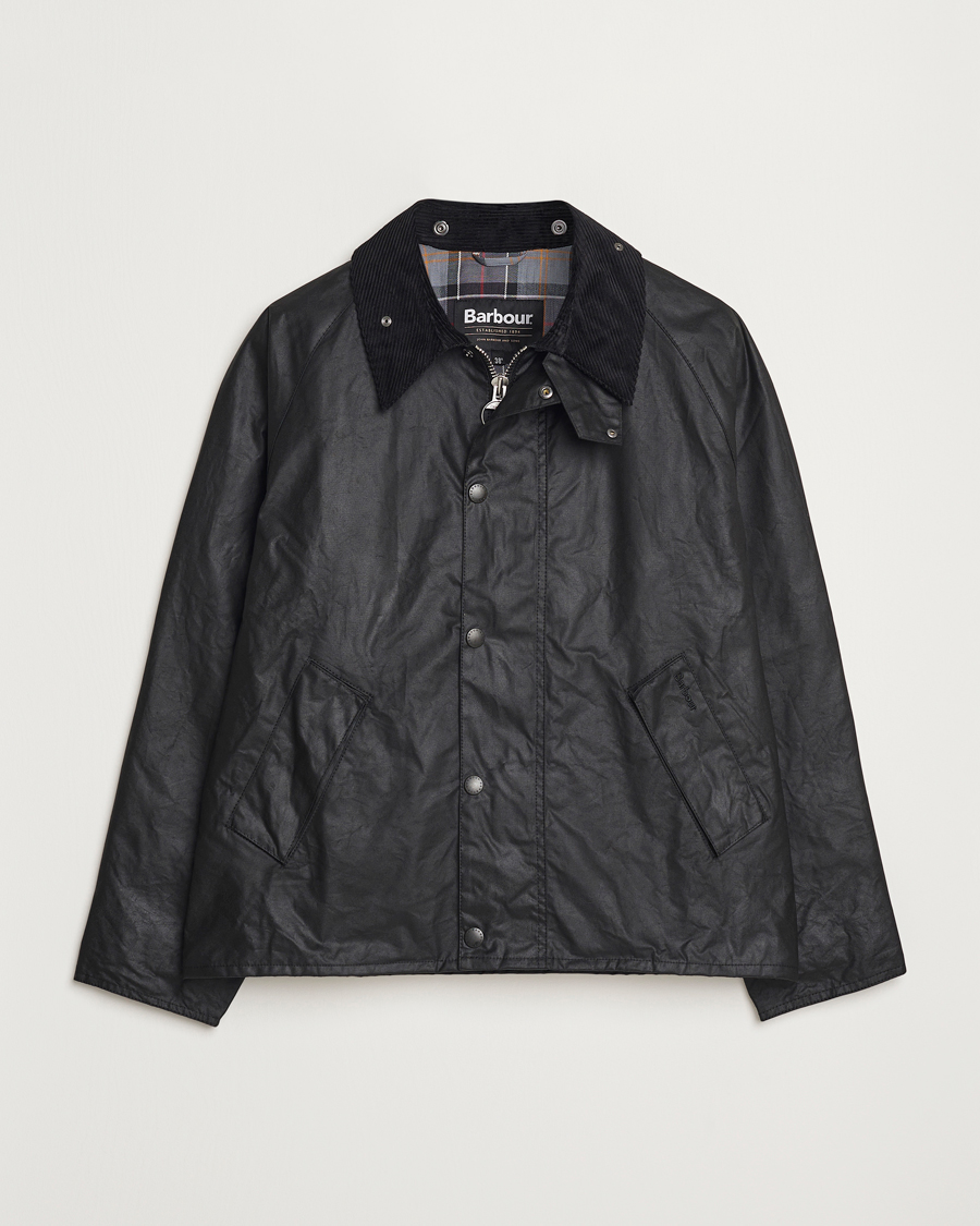 Herre | Jakker | Barbour Heritage | Transport Wax Jacket Black